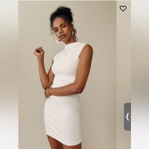 NWT Reformation Alden Dress - Ivory, S